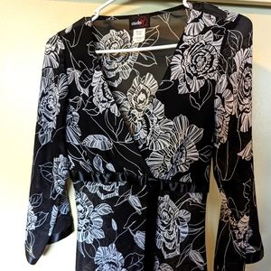 Sheer blouse kimono style 🖤🤍 black & white